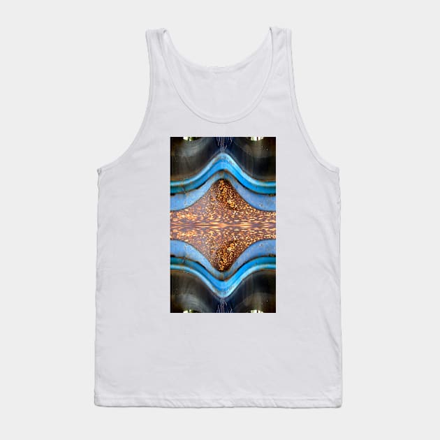 Waves of Blue Abstract - by Avril Thomas Tank Top by MagpieSprings